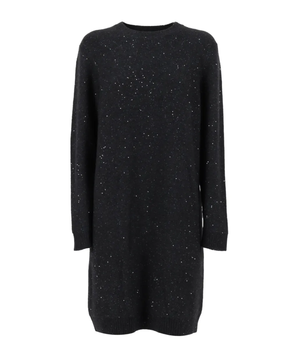 Embellished Knit Dress