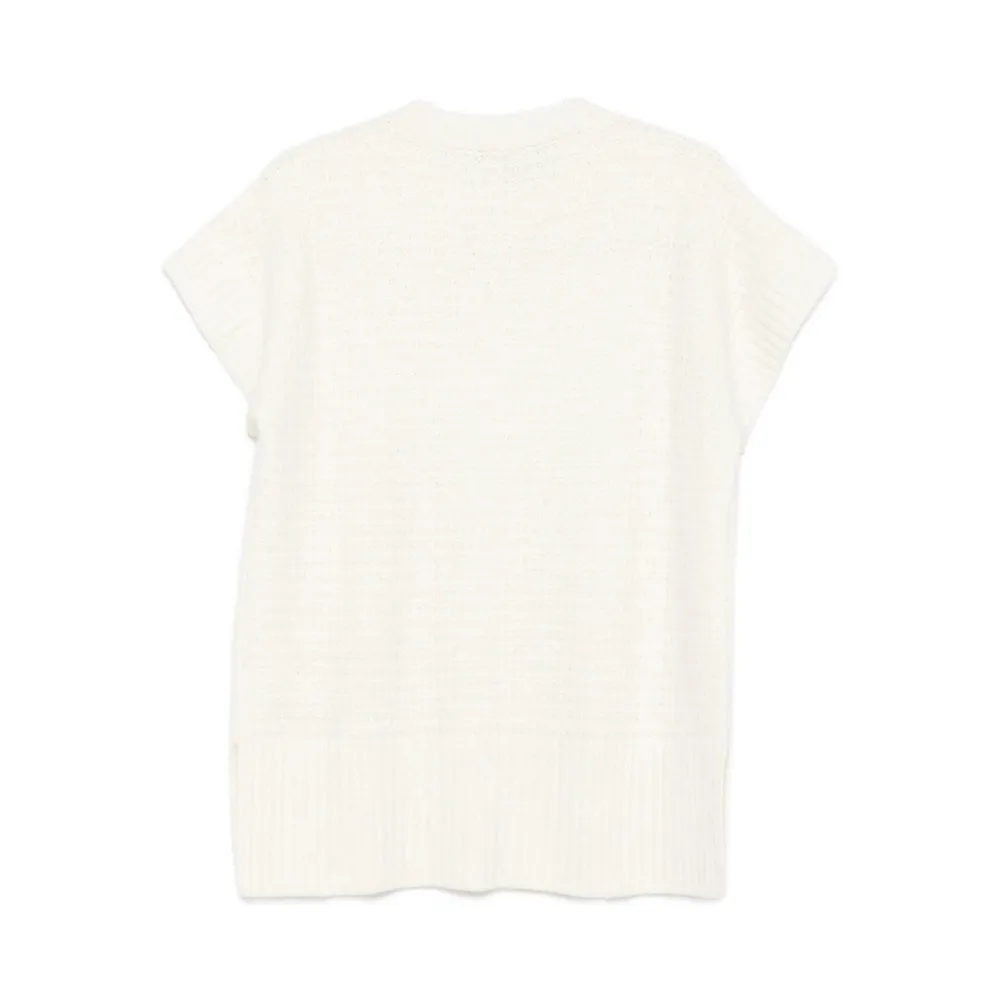 Waffle-Knit Top