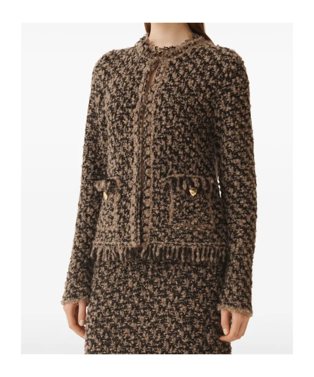 Fringed Tweed Jacket