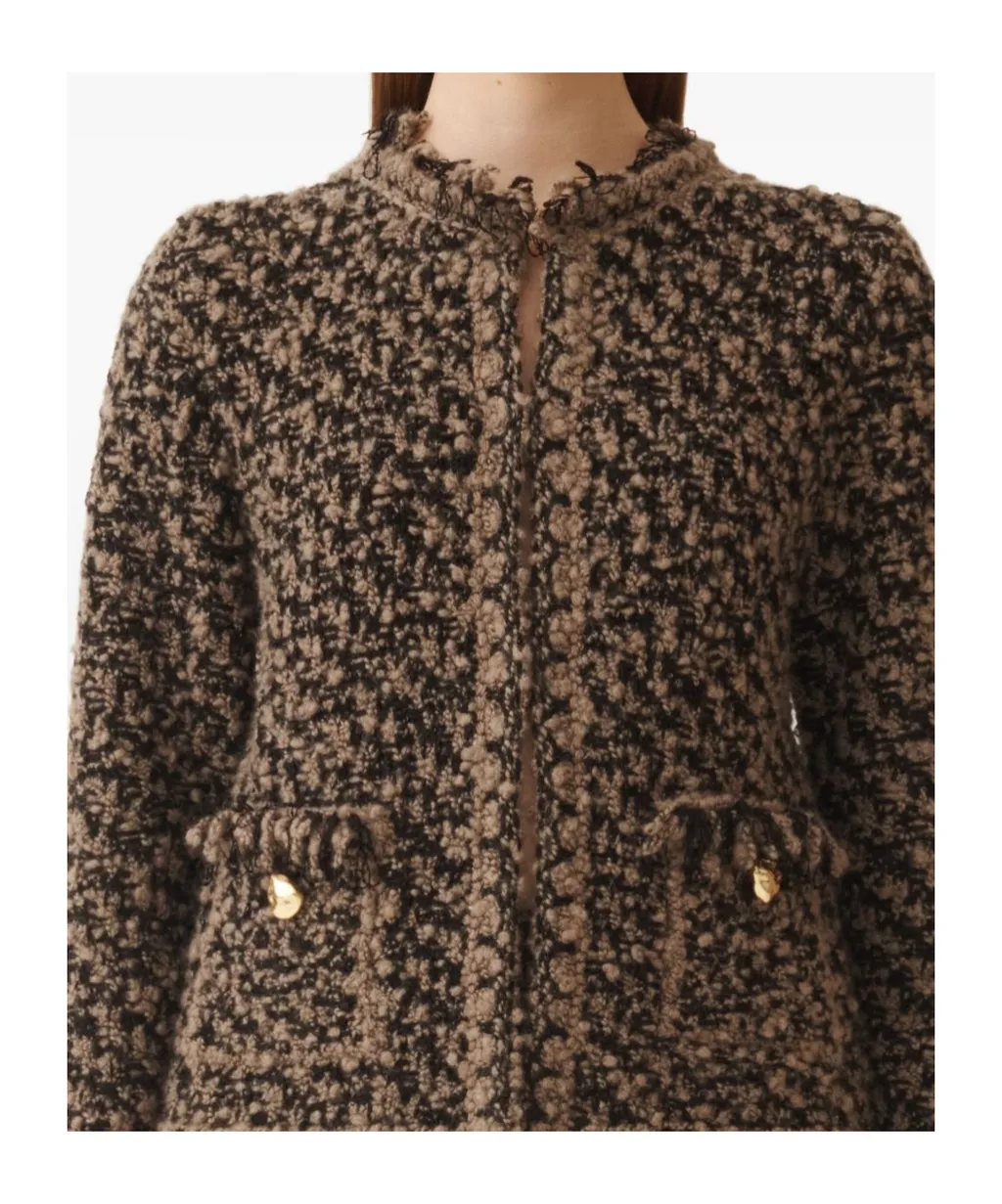 Fringed Tweed Jacket