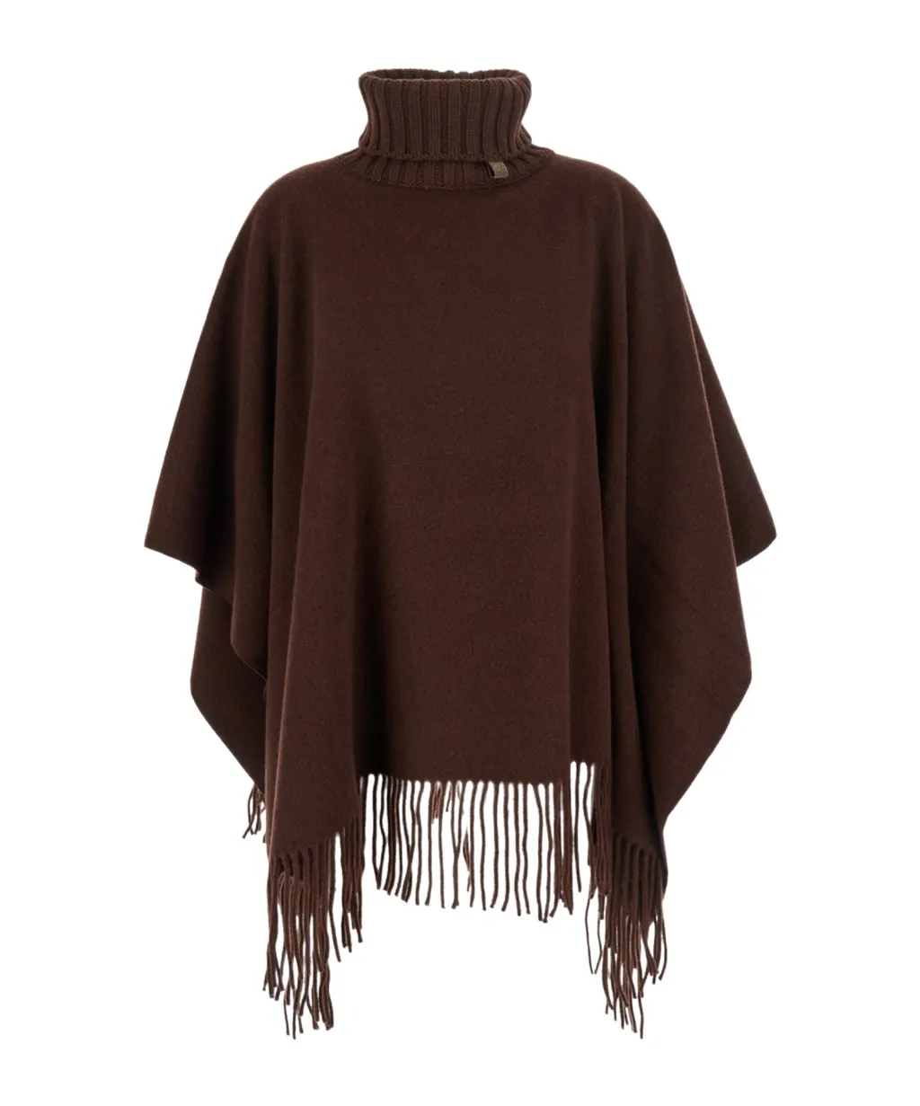 Fringed Hem Cape