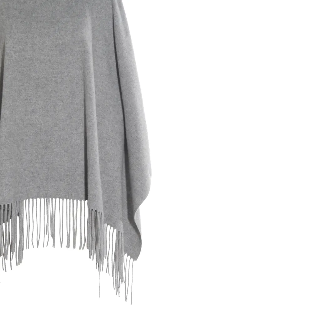 Fringed Hem Cape