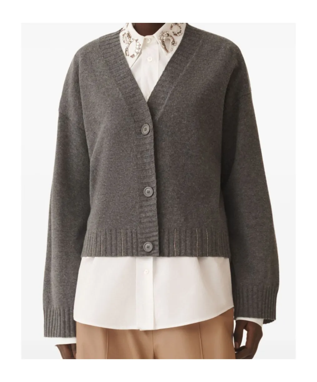 V-Neck Cardigan