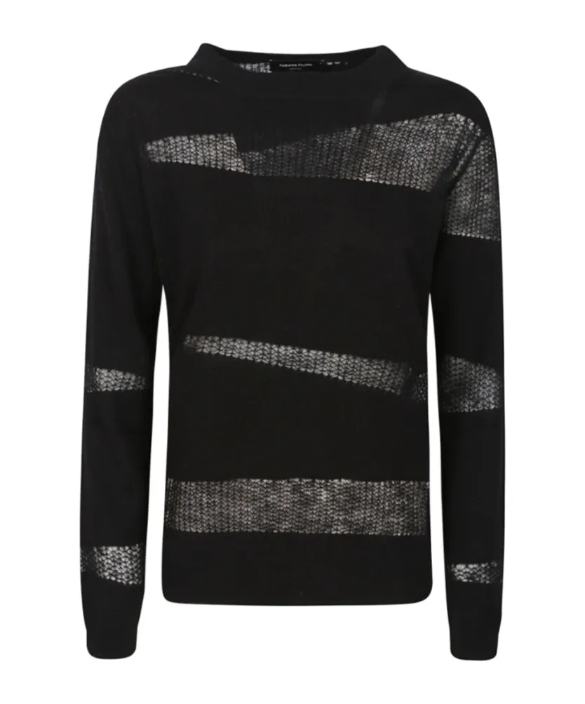 Knit Net Stripe Jumper