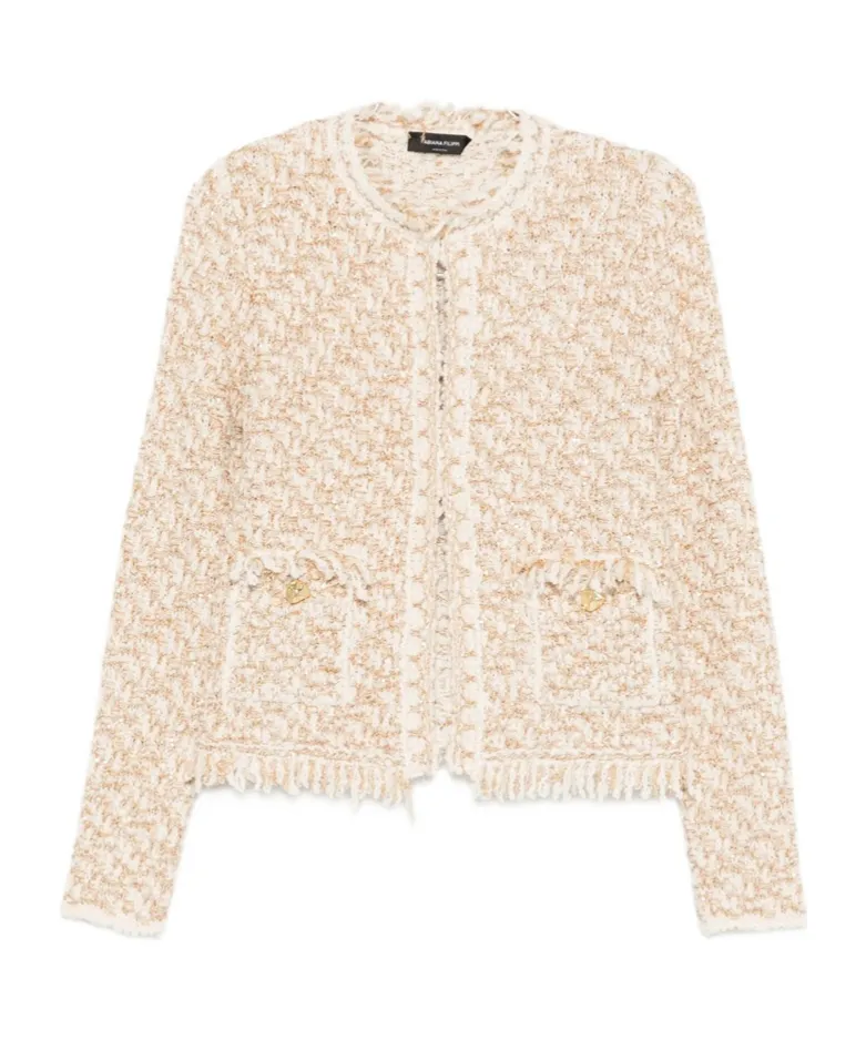 Fringed Long Sleeved Jacket