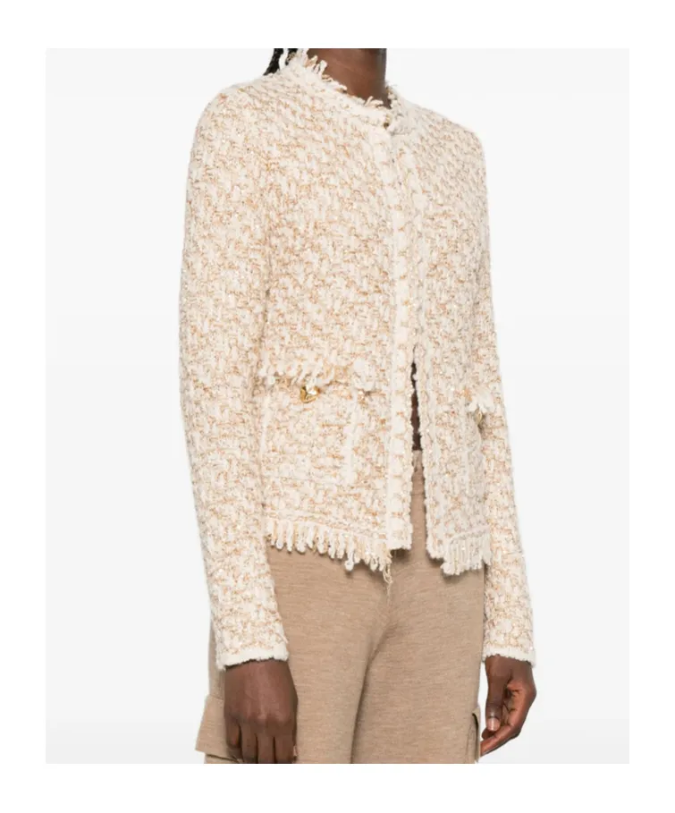 Fringed Long Sleeved Jacket