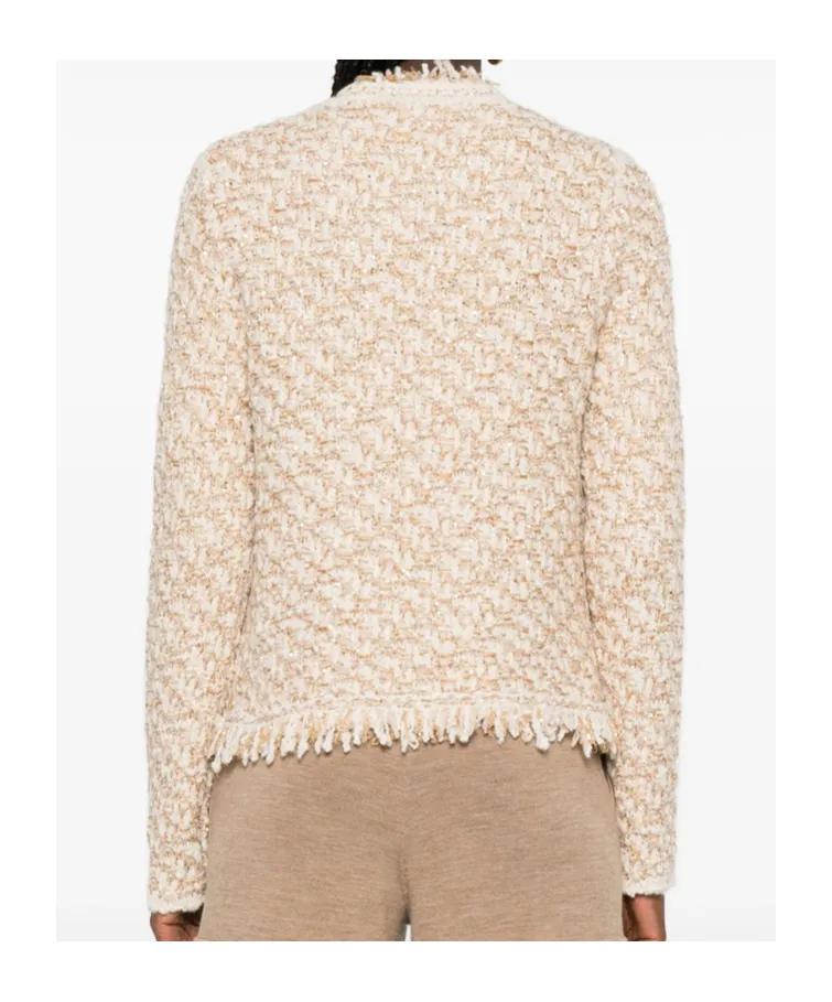 Fringed Long Sleeved Jacket