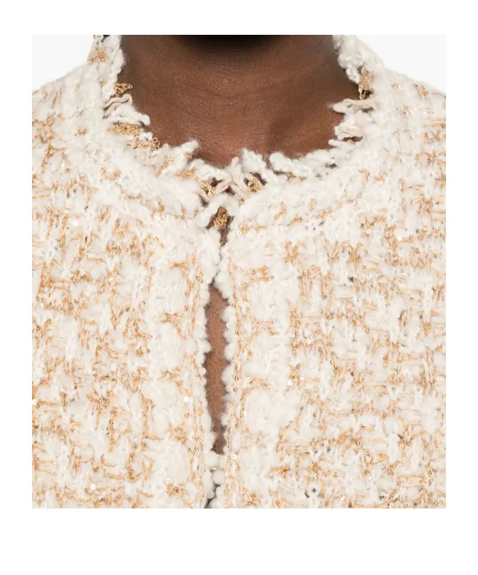 Fringed Long Sleeved Jacket