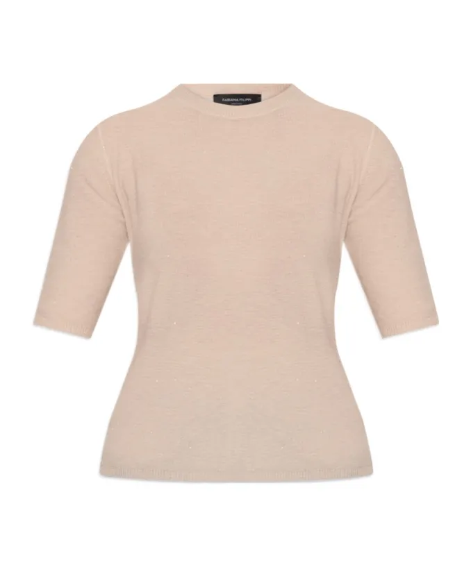 Sequin Embellished Knitted Jumper
