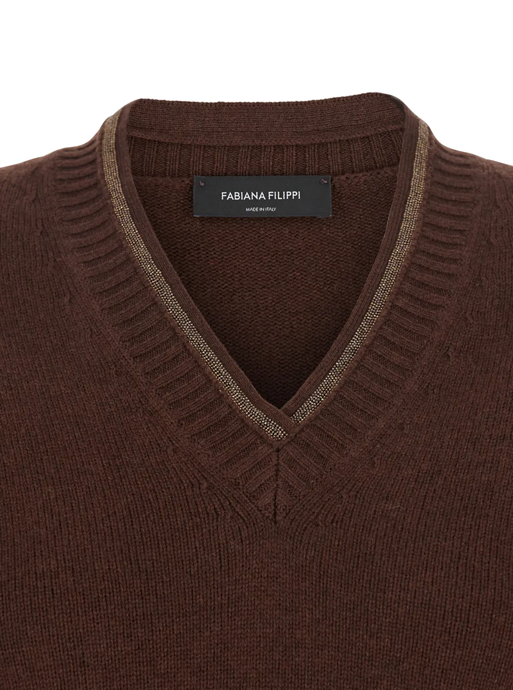 V-Neck Embellished Jumper