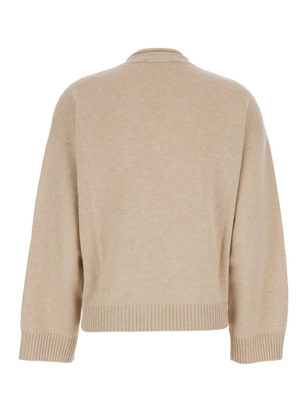 V-Neck Long-Sleeved Sweater