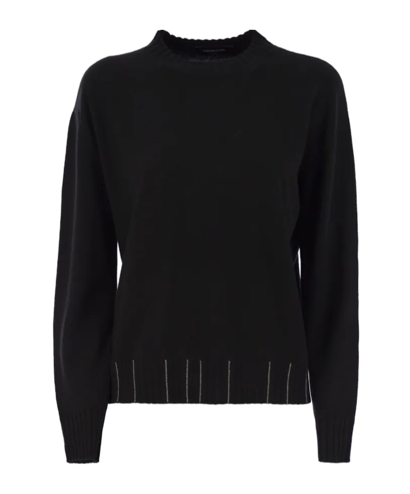 Long-Sleeved Crewneck Jumper
