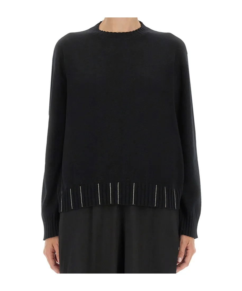 Long-Sleeved Crewneck Jumper
