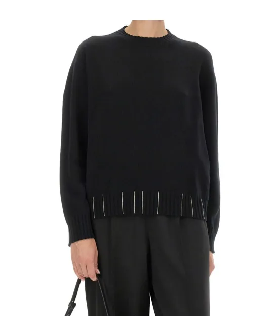 Long-Sleeved Crewneck Jumper