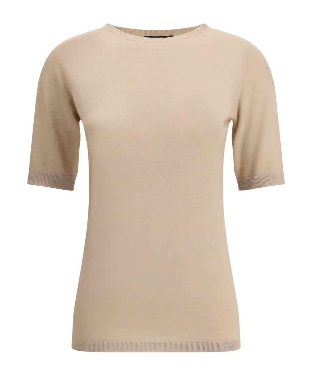 Short-Sleeved Knitted Sweater
