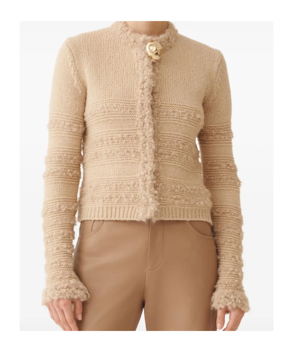 Crew-Neck Cardigan