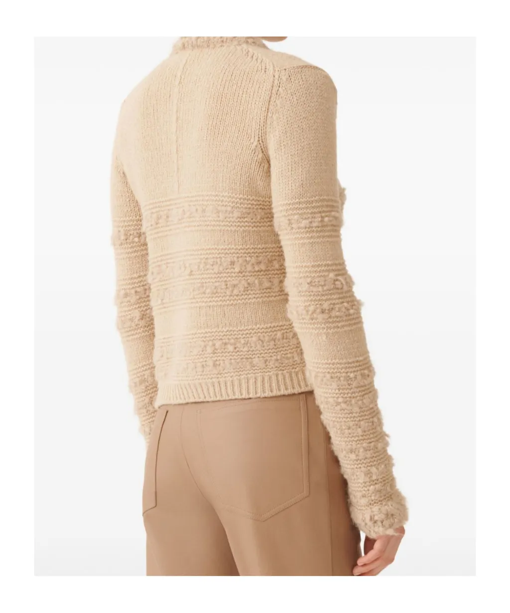 Crew-Neck Cardigan