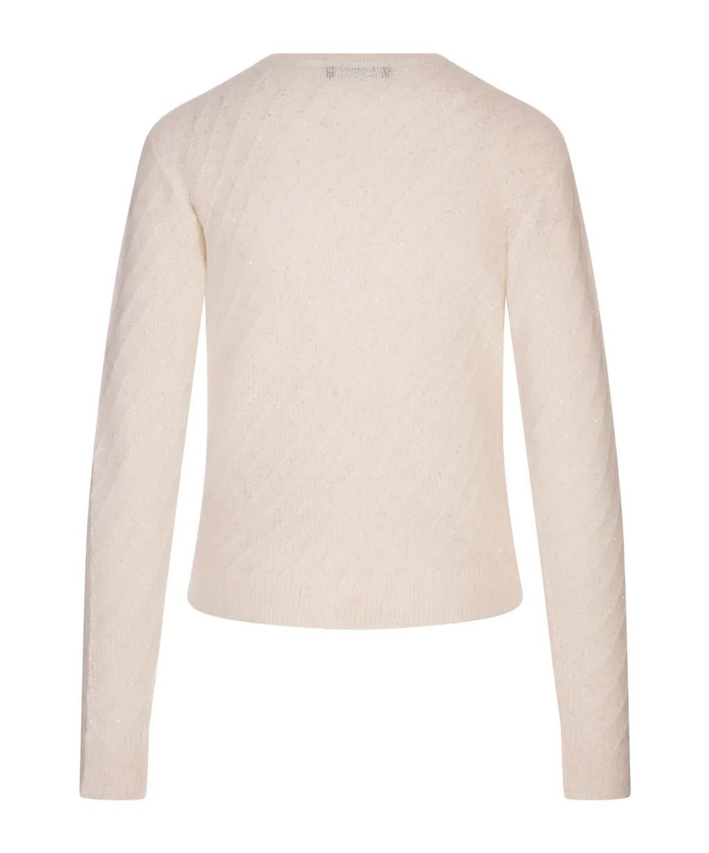 Long-Sleeved Knitted Cardigan
