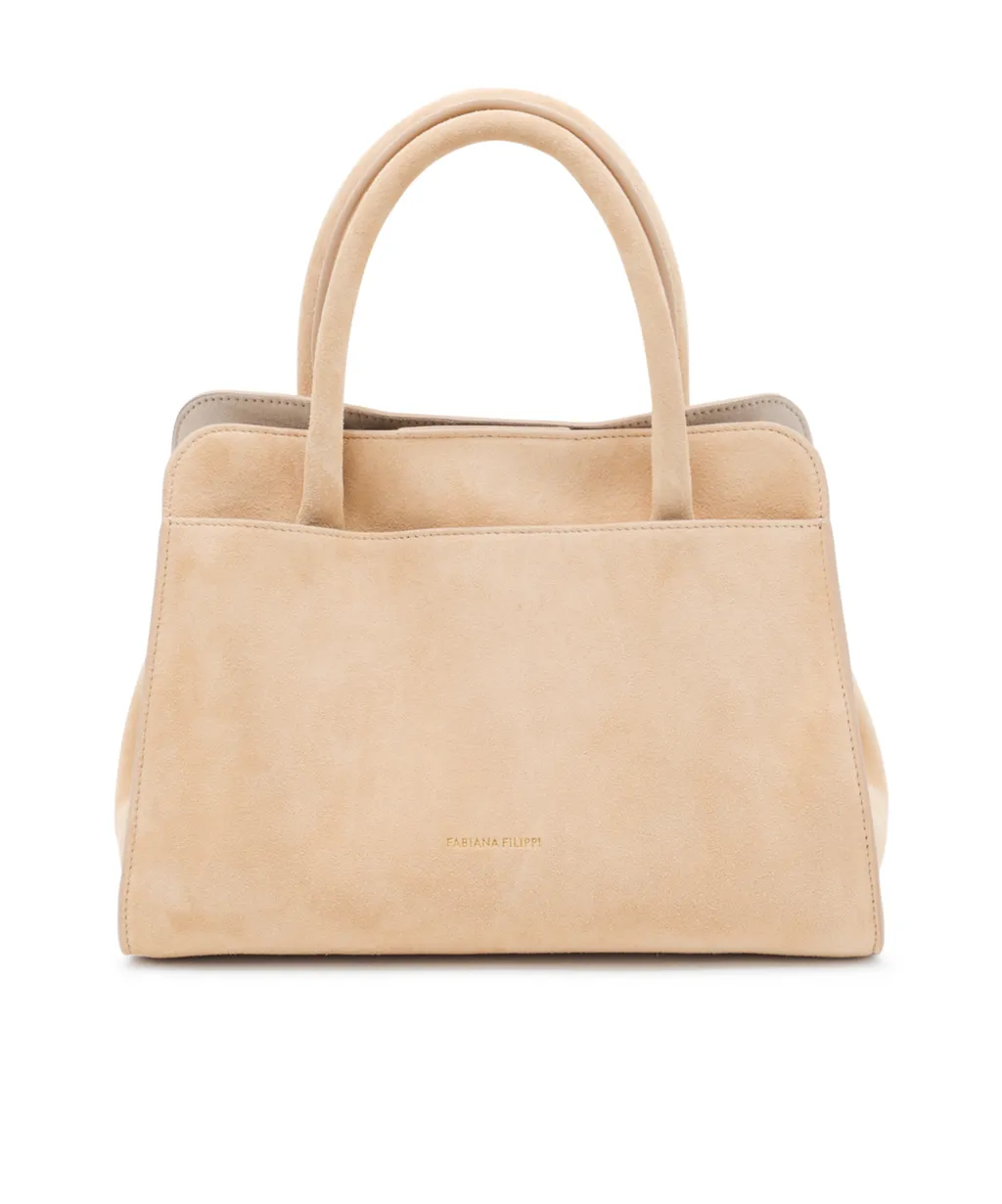 Logo Embossed Tote Bag