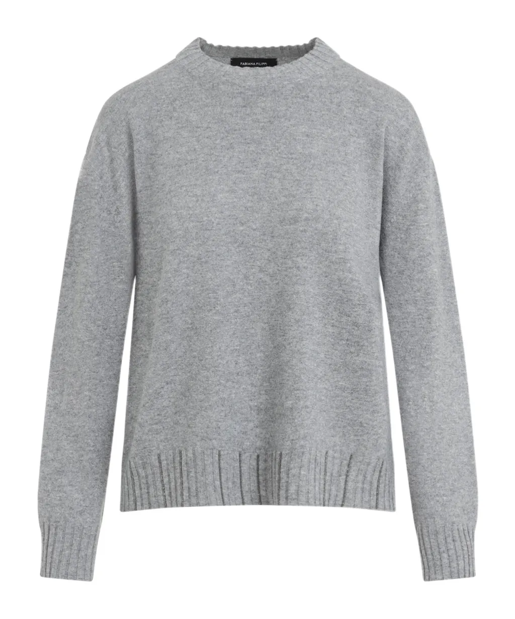 Ribbed Crewneck Sweater
