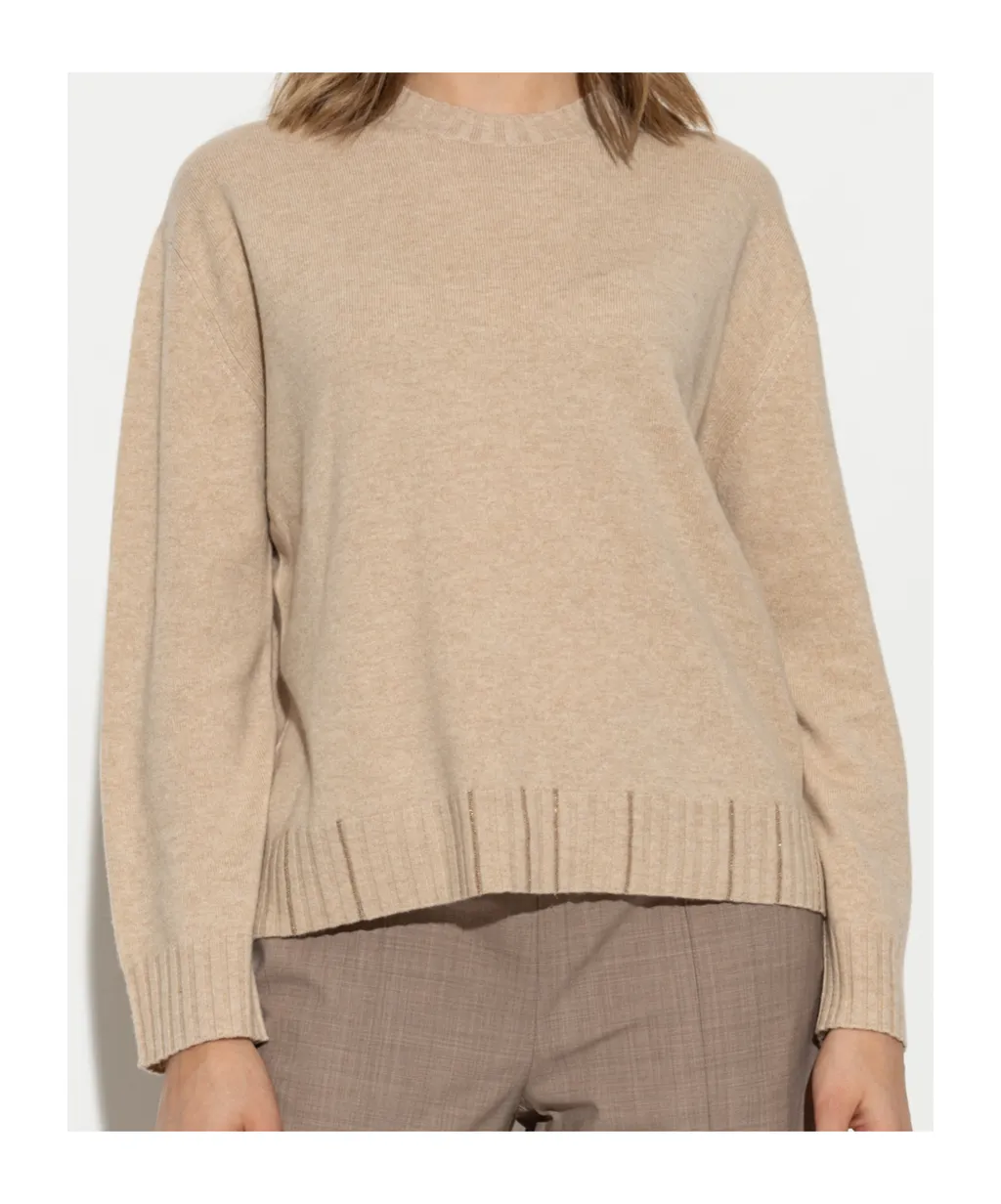 Monili-Embellished Sweater
