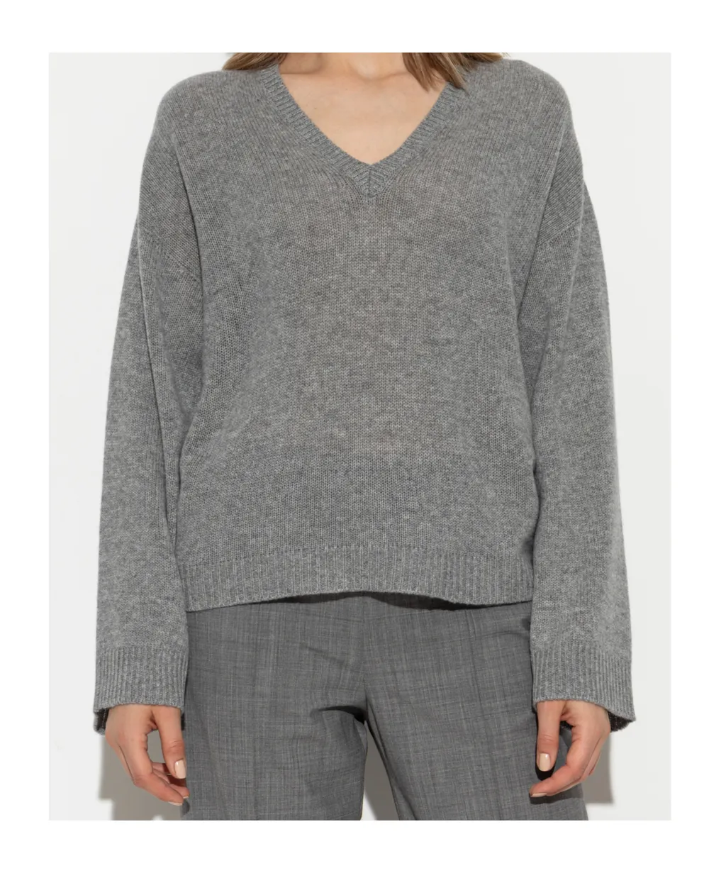 V-Neck Knitted Jumper