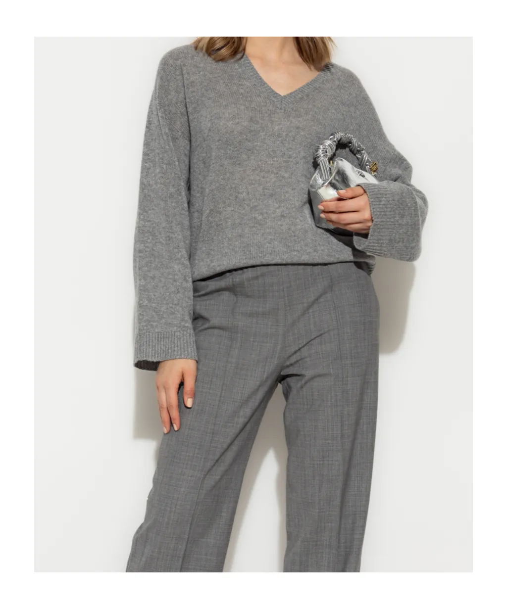 V-Neck Knitted Jumper