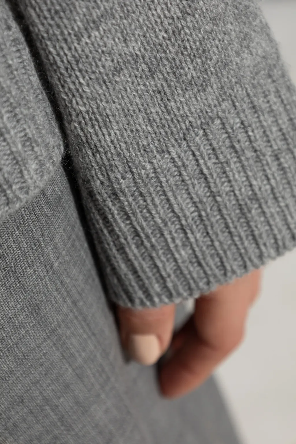 V-Neck Knitted Jumper