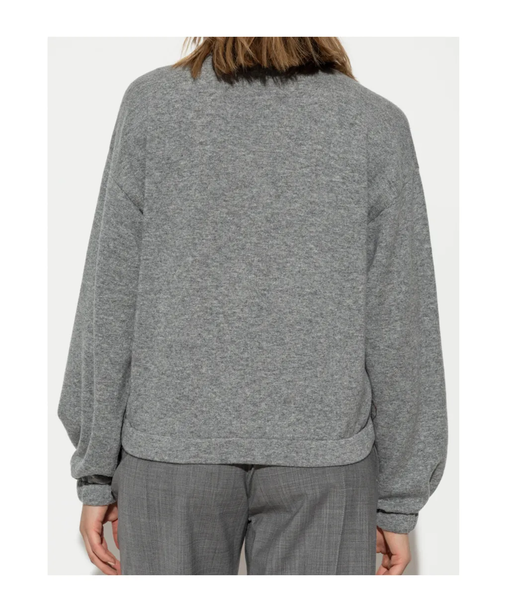 Zipped Knitted Cardigan