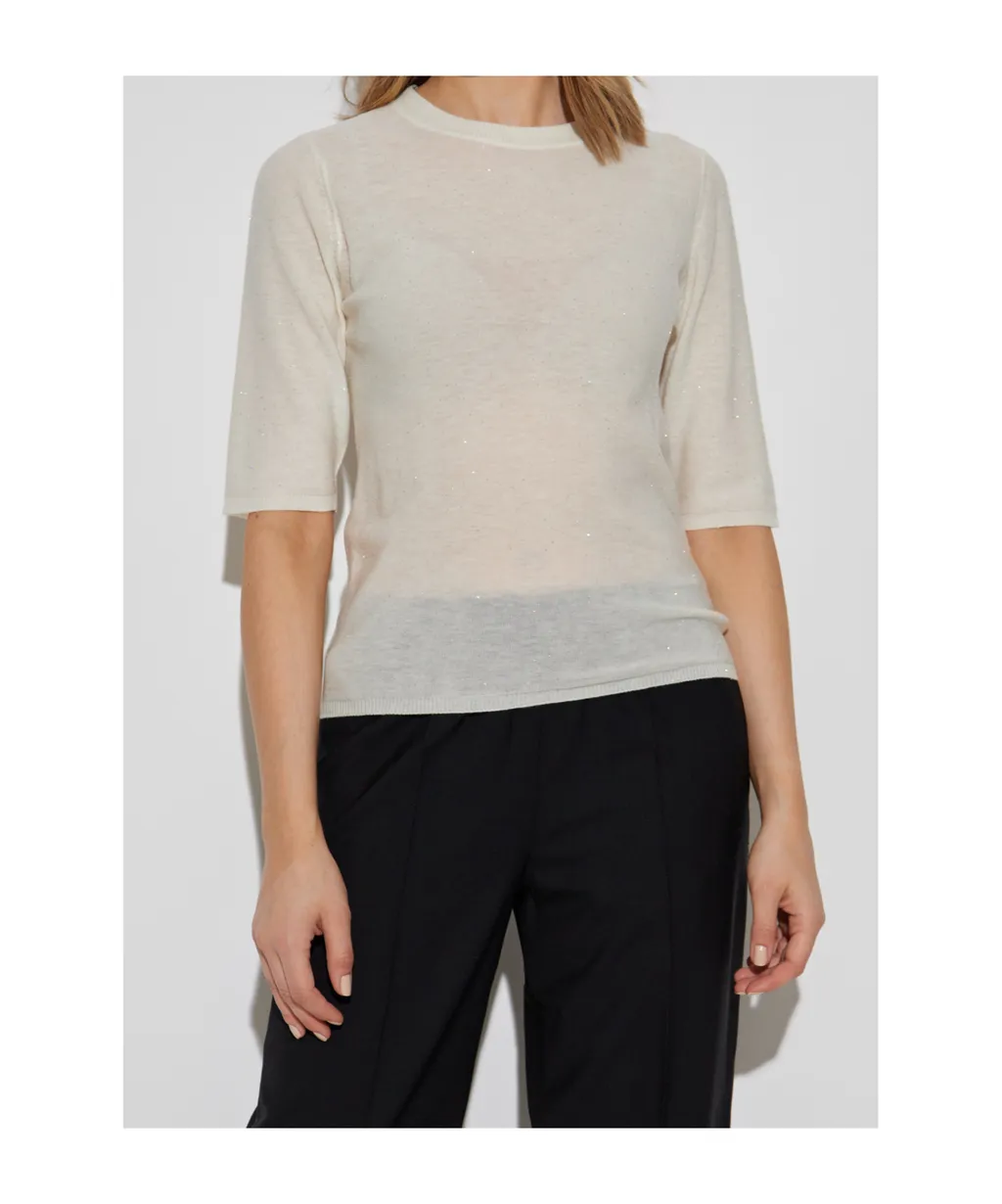 Sequin Embellished Knitted Sweater