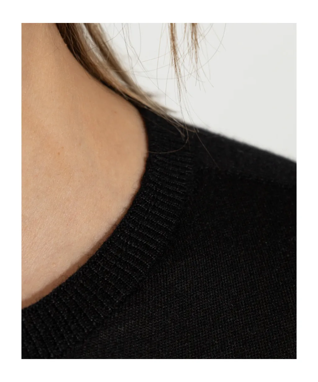 Short-Sleeved Knitted Sweater