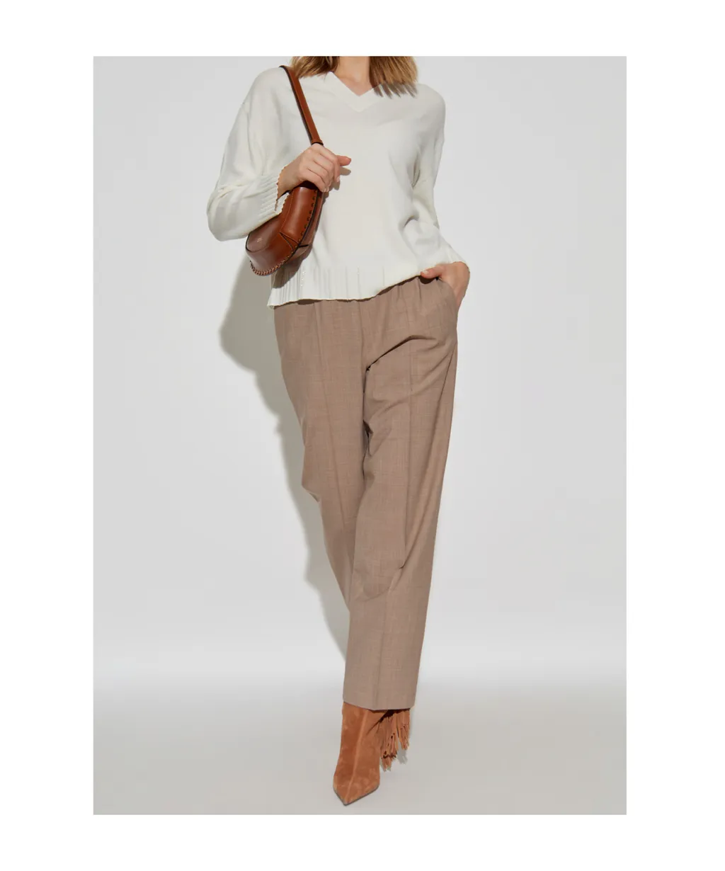 V-Neck Knitted Jumper