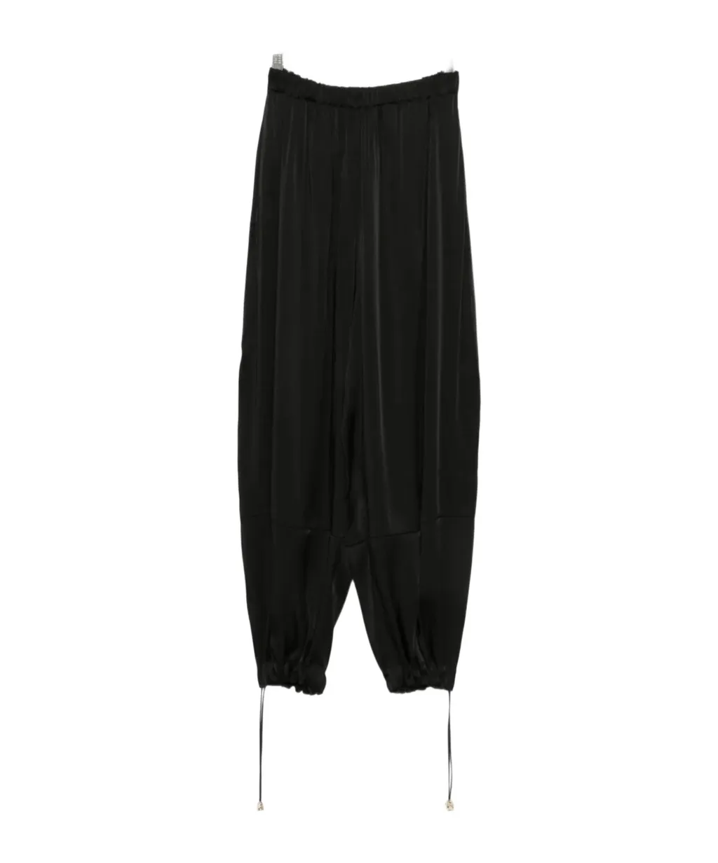 Pleated Straight-Leg Trousers