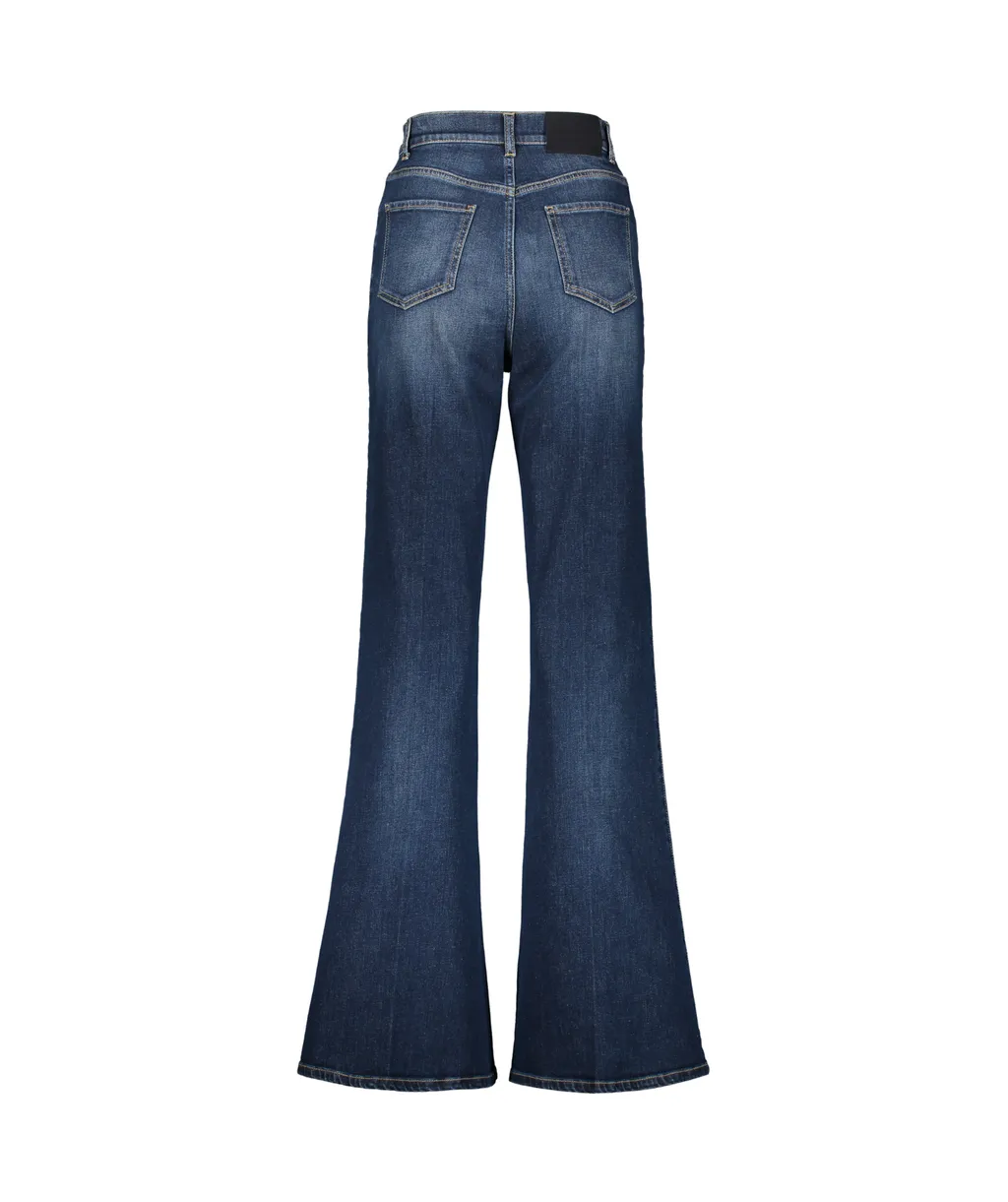 High Waist Flared Jeans