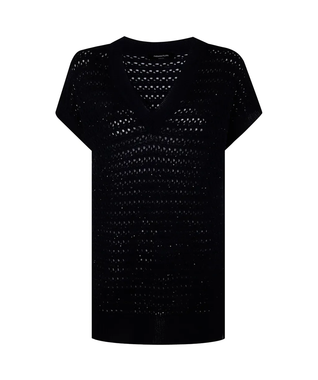 Sequins Ribbed Jumper