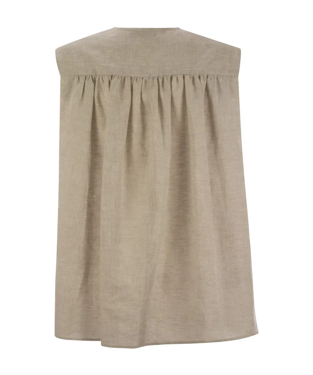 Oversized Sleeveless Top