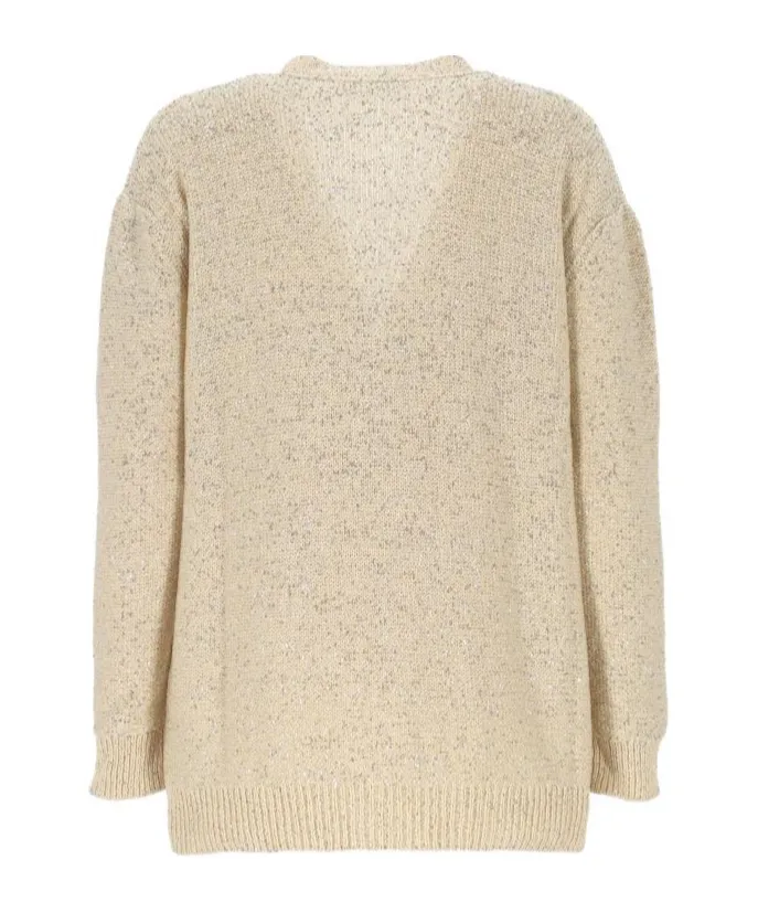Sequins Knitted Cardigan