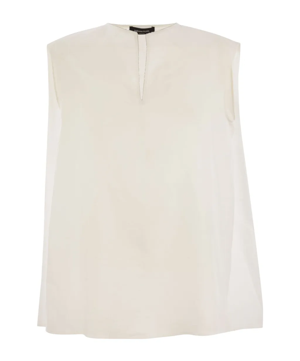 Oversized Sleeveless Top