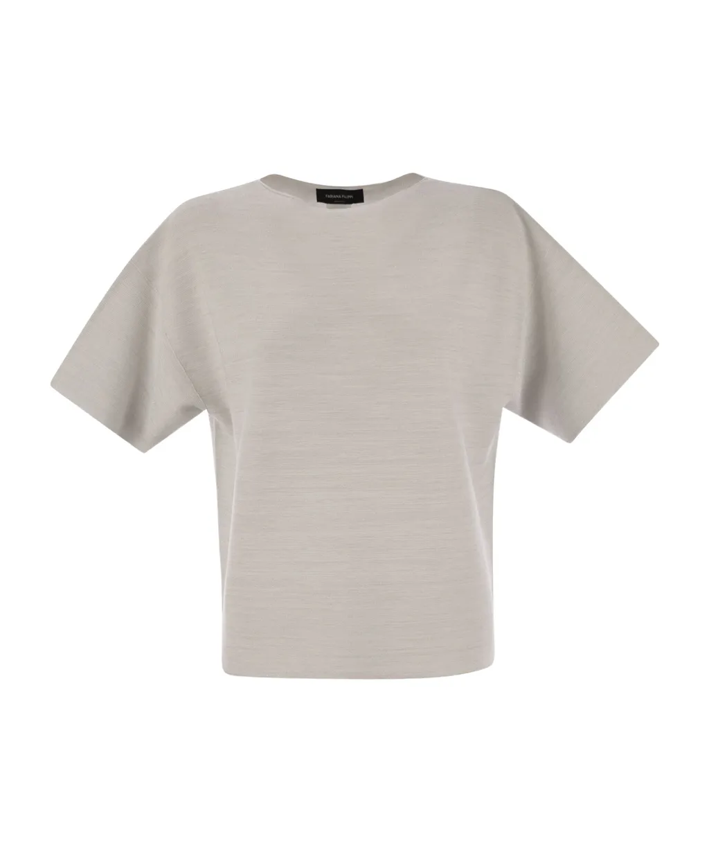 Boat Collar Knitted Pullover