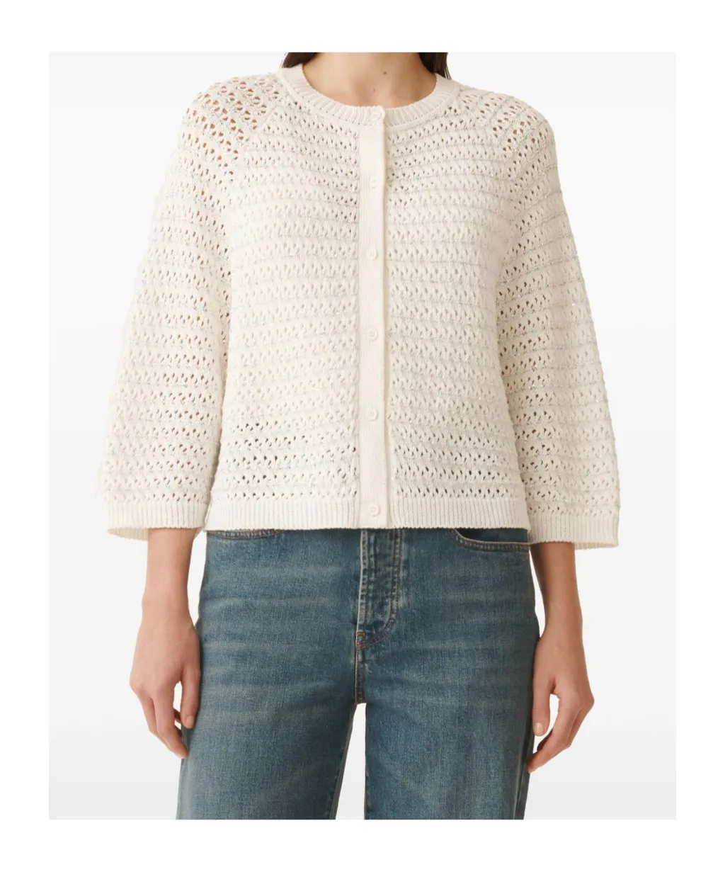Sequins Open Cape