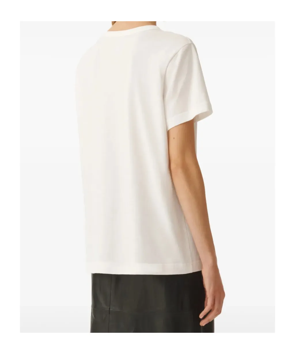 Rocks Beading Short-Sleeved Basic T-Shirt