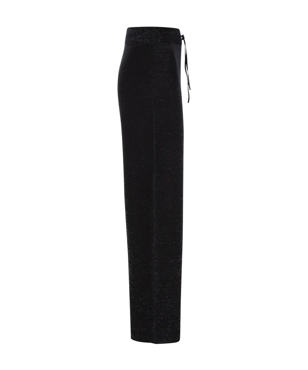 Drawstring Wide-Leg Casual Pants