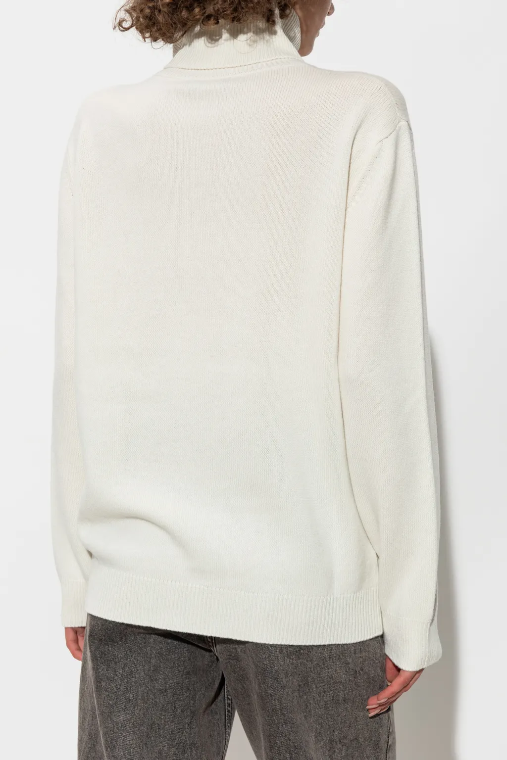 Foldover Neck Sweater