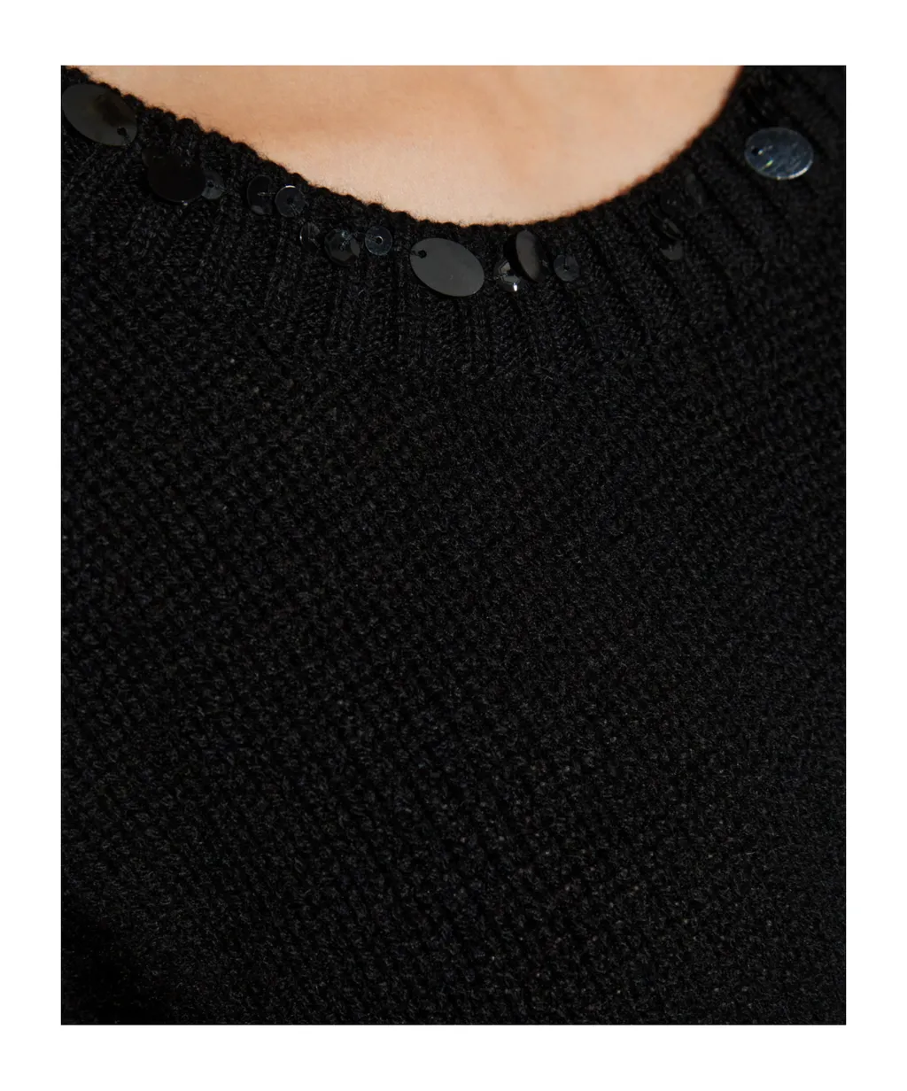 Embellished Neck Knitwear