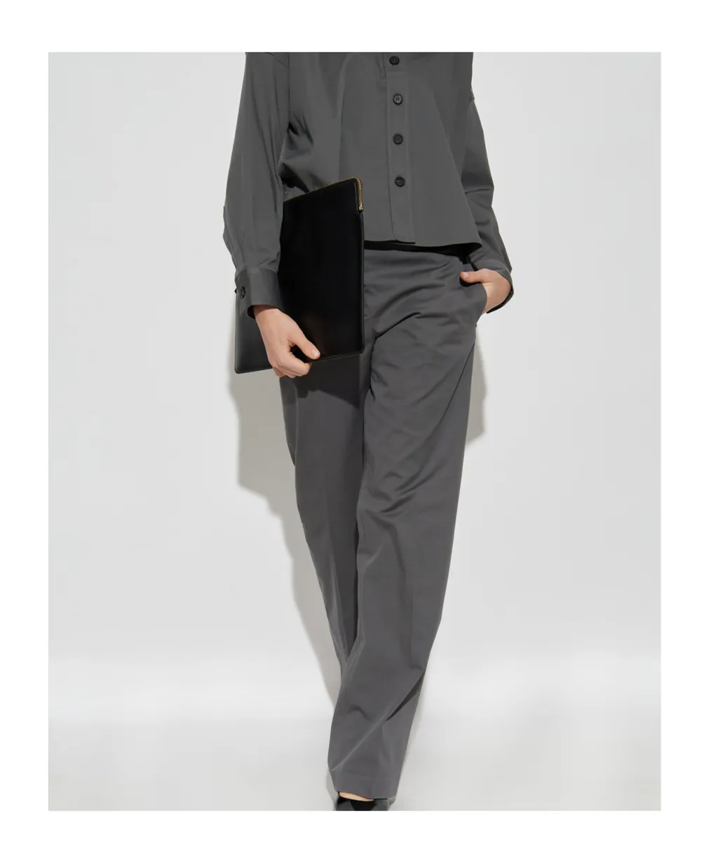 Tailored Wide-Leg Pants