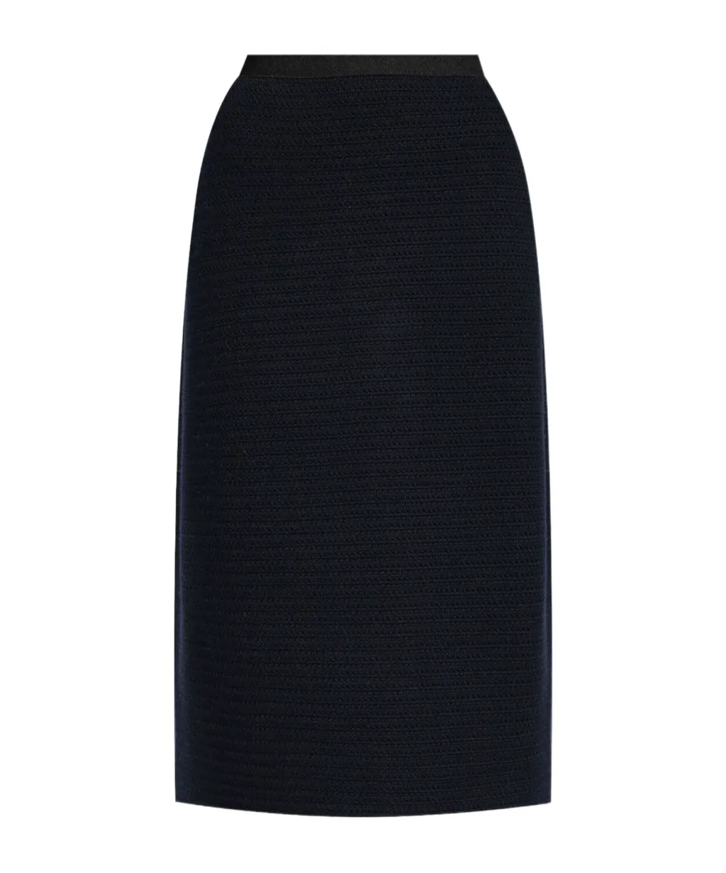 Elasticated Waistband Pencil Skirt