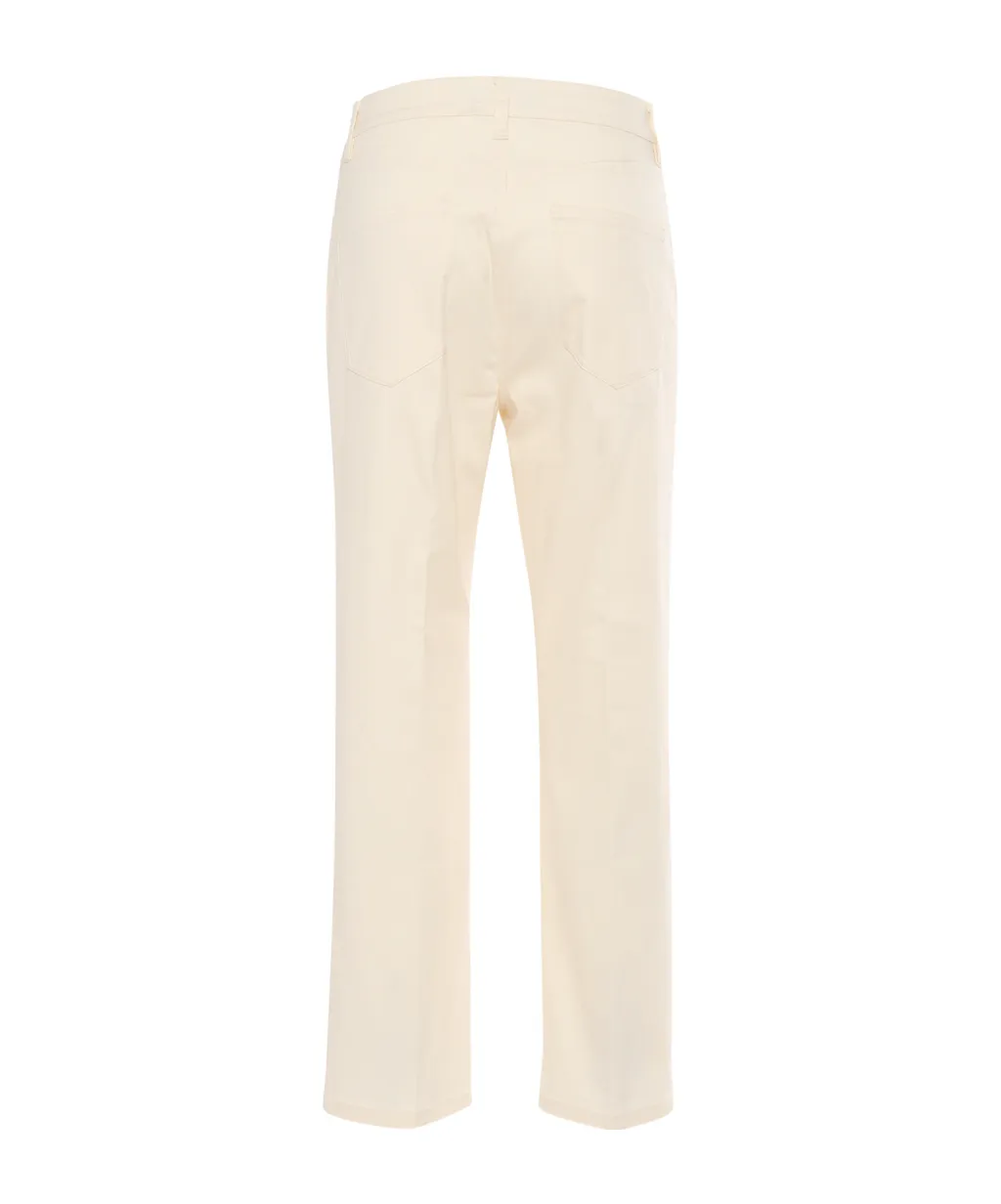 Straight-Leg Slim-Fit Trousers