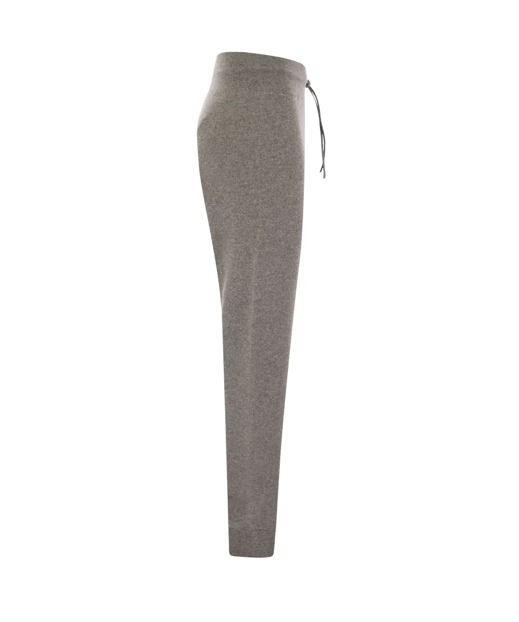 Lurex Detailed Drawstring Trousers