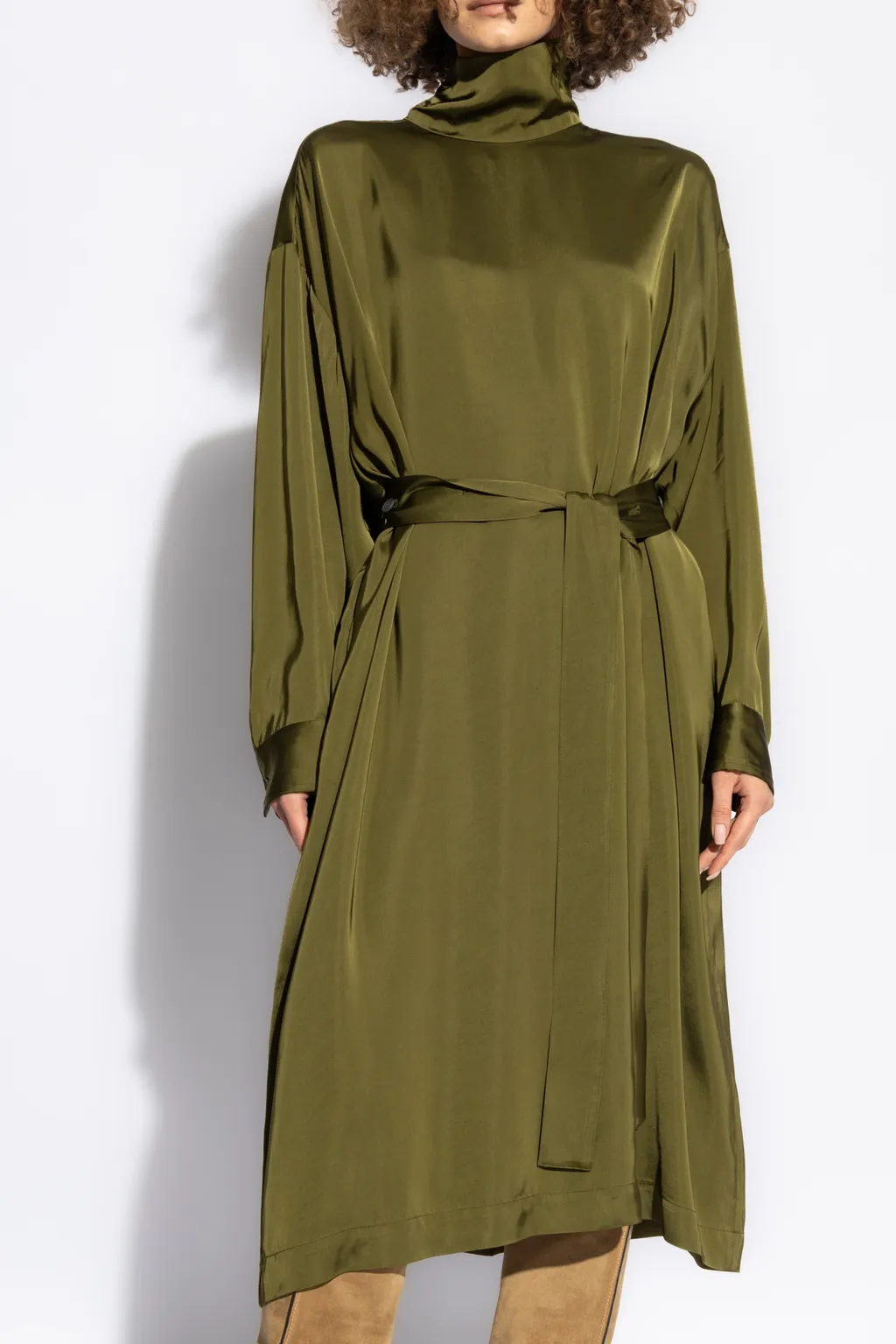Stand-Up Collar Dress