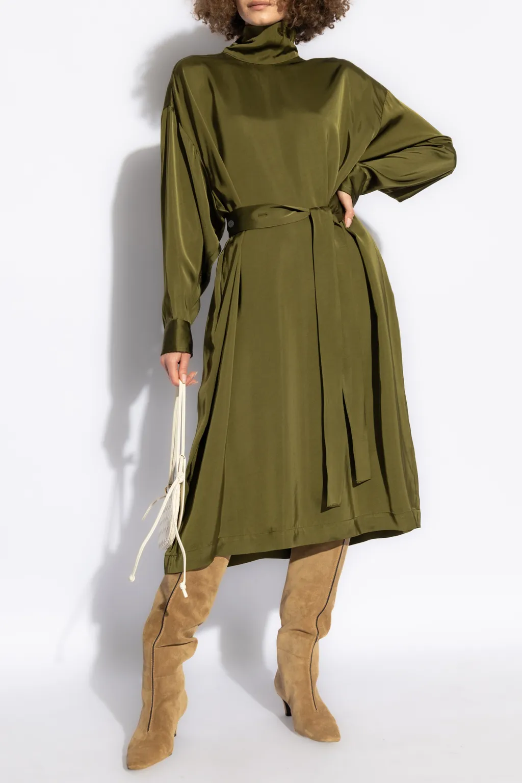 Stand-Up Collar Dress